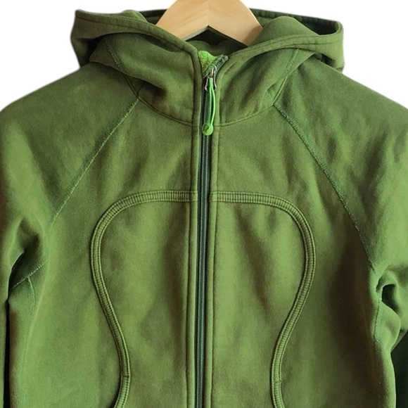 Lululemon Scuba Hoodie Size 8 Green - Picture 9 of 12